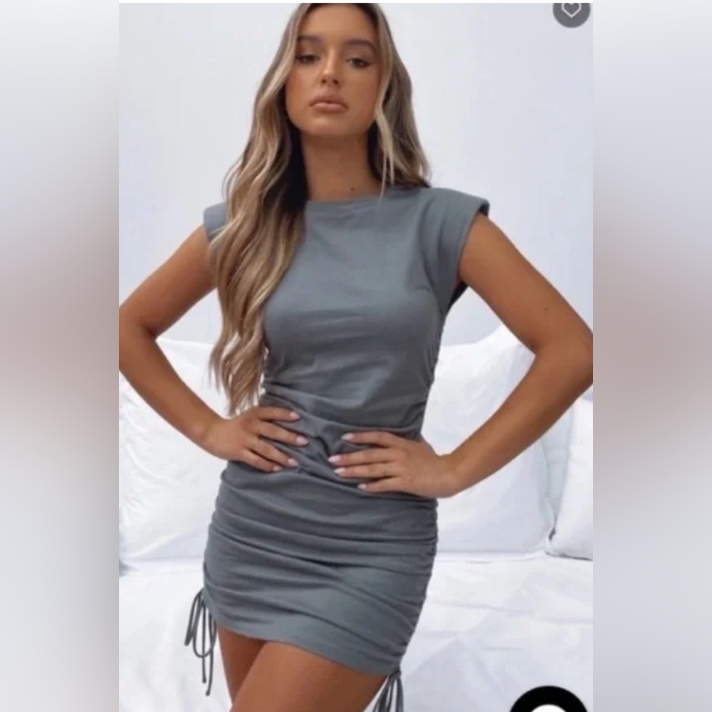 White Fox Boutique Sage Mini Dress